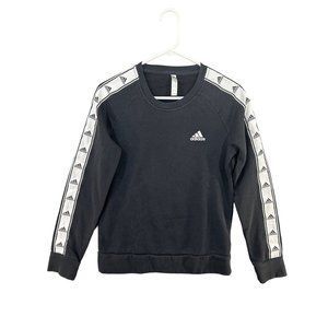 Adidas Stripe Women's Black Pullover EUC Women's Size S